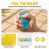 Lemon Squeeze Stress Relief Ball Soft Texture Fidget Toy 1 Piece 3 Colors For Kids Adults School Home Gift Use