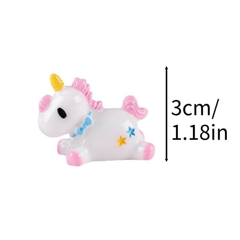 Pink Unicorn Small Resin Decorative Home Decoration Prop Creative Fashion Crafts