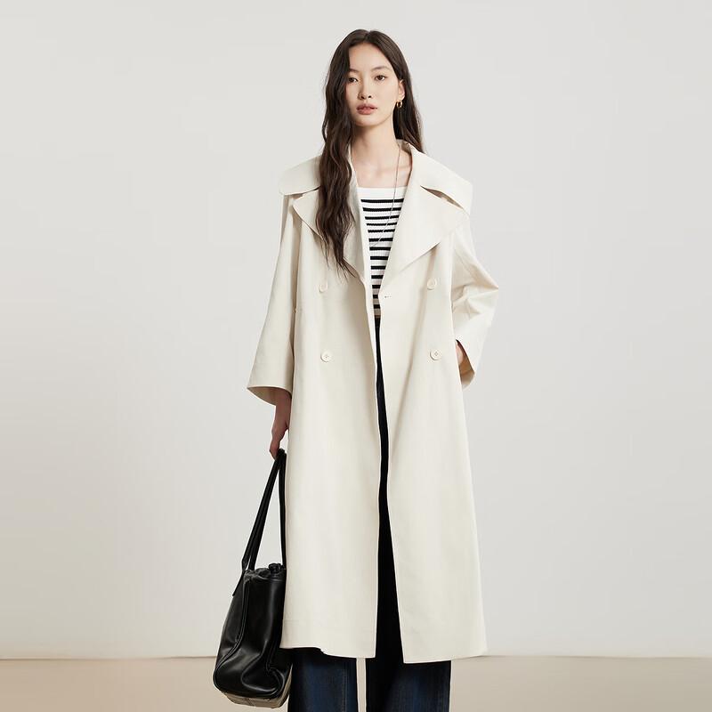 

Женский укороченный тренч Gejin с рукавом 3/4 L