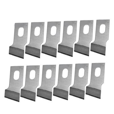 Set di 12 Lame per Macchina Asolatrice Dritta 781 Accessorio per Macchina da Cucire Industriale (916)