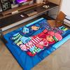 Princess Strawberry Design Area Rug Personalized Name- Non-Slip, Soft & Cozy Floor Mat for Living Room, Office - Indoor/Outdoor Carpet