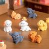 Figurines Miniatures Cute Puppy Dog Micro Landscape Ornaments for Home Decorations Room Decor DIY Desktop Car Accessories