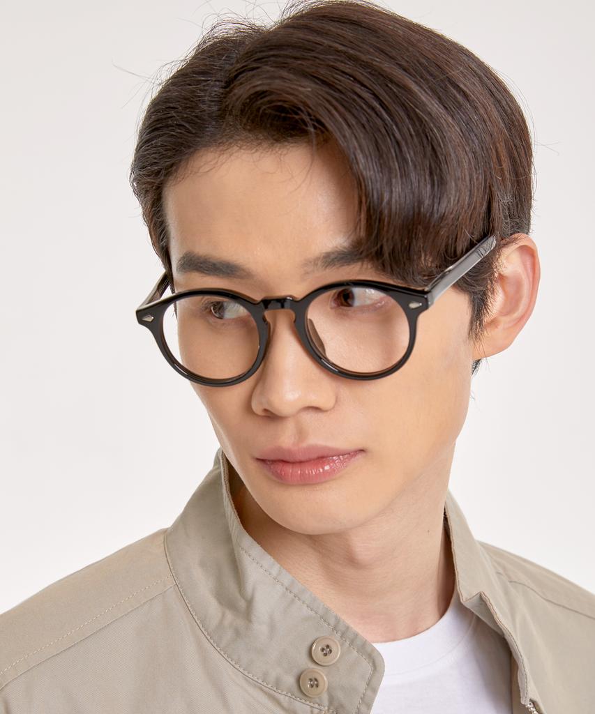 Eseubika Clay-C01 Blue Light Horn-Rimmed Glasses