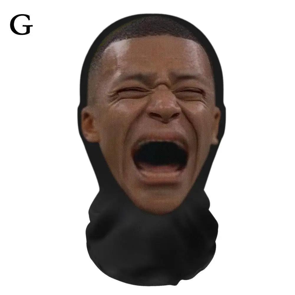 3D Realistic Mask Celebrity Face Mask Funny Head Cover Riding Scarf Cosplay Party Headwear Hip Hop Hood Balaclava