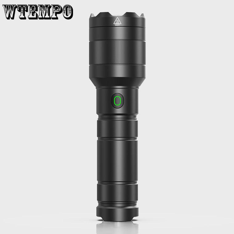 SF2 פנס לייזר לבן LEP 1500 מטר סוללת 21700 מובנית נטען Type-C פנס חיפוש טקטי צבאי