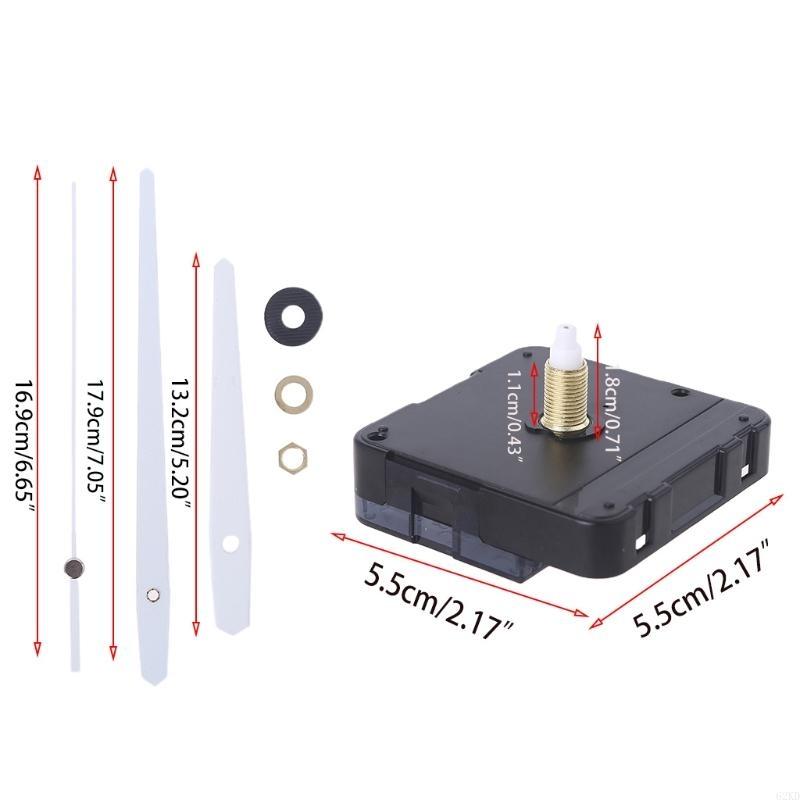 62KD DIY Wall Clock Movement Mechanism Repair Parts Replacement Silent Movement Hands