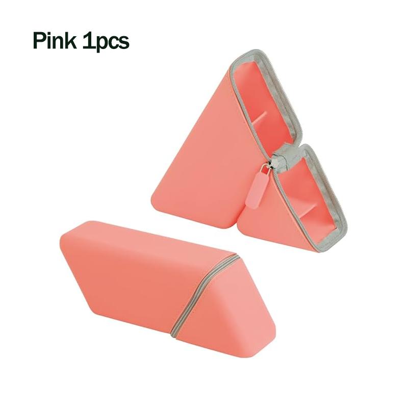 1pcs Silicone Pencil Case Portable Pencil Case Dual-Use Silicone Pencil Holder for Desktop Pen Holder