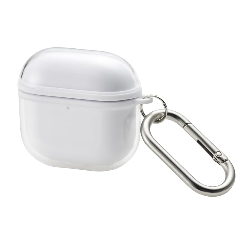 

ELECOM AirPods case 4th generation AirPods with active noise canceling Shockproof MUBRAIN MagSafe charging compatible white AVA-AP06AIR2WH