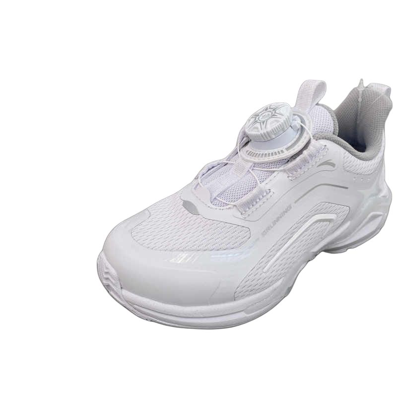 Anta Kids Bow Speed Synthetic Leather Comfortable Versatile Non-Slip Wear-Resistant Rebound Low-Top Running Shoes Kids sneaker White 332449907S-1
