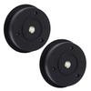 2pcs Solar Light Replacement Tops Round Water Proof Solar Lantern Light Parts for Outdoor Garden Pathway Yard 7cm