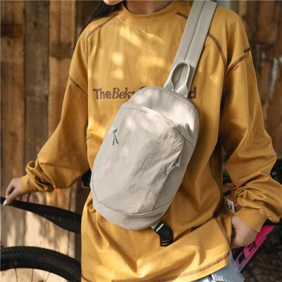 Breast Bag Women's Autumn and Winter New Messenger Sports Bag Cycling Satchel Trendy Couple Leisure Bag