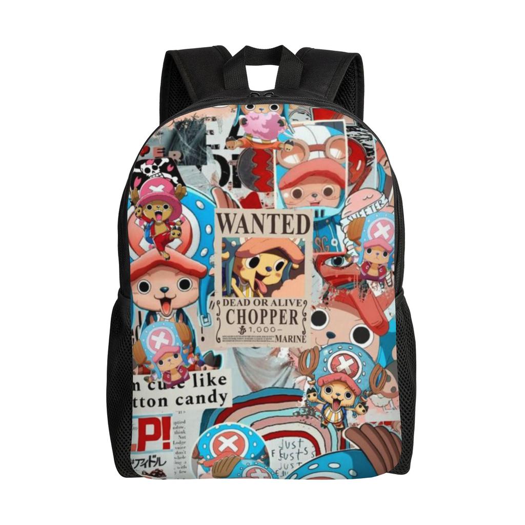 Back To School Season Snack Storage Luffy (31) Bookbag One Piece Couple Backpack