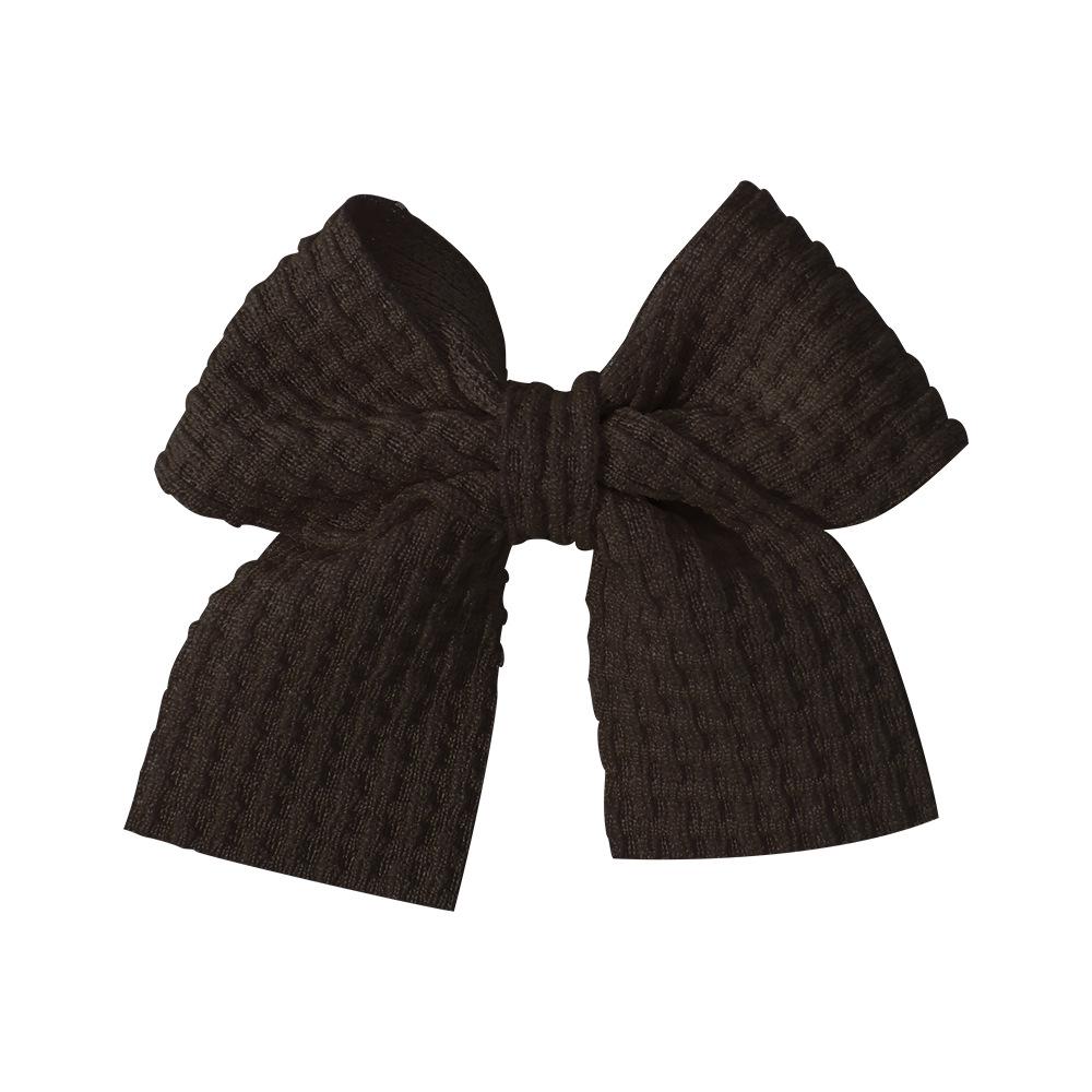 Popular Handmade Fabric Bow Hair Clips for Girls - Macaron Duckbill Style