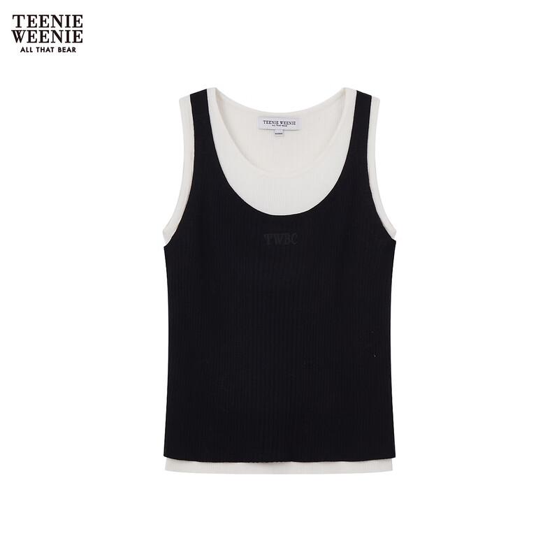 Teenie Weenie Women s Bear Letter Sleeveless Sweater S