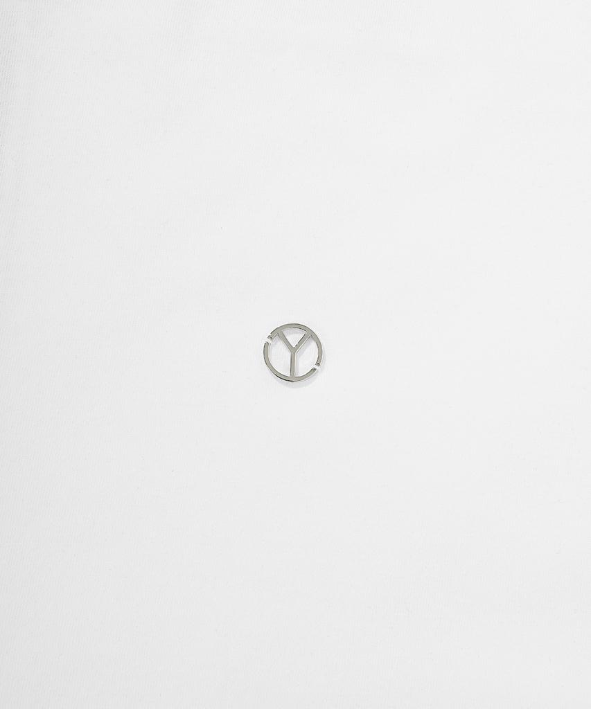 Opeunyadeu(Owai) Back Metal Zipper Logo T-White
