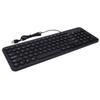 Small Wired Keyboard Multifunctional Zero Latency Quiet Round Keys Compact USB Laptop Keyboard