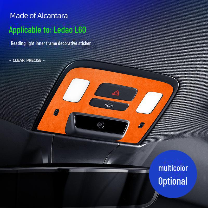 

Ledao L60 Alcantara Suede Reading Light Frame Sticker - Ultra-Thin Interior Decoration & Protection