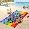 Rainbow Friends Beach Towel, Soft Absorbent Quick‑Dry Towel for Beach Pool Swimming Travel Home