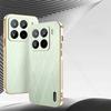 Gold Silk Texture Leather Plating Case For Xiaomi 15 Ultra Ultra Thin Tough Electroplated Cover For Mi 14T 13T Pro 14 Ultra 12 X