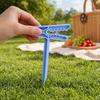 4Pcs Beach Towel Clips Windproof Towel Holders, Beach Towel Anchoring Stakes Clips, Outdoor Mat Anchors Stakes Clamps, Plastic Picnic Blanket Holders
