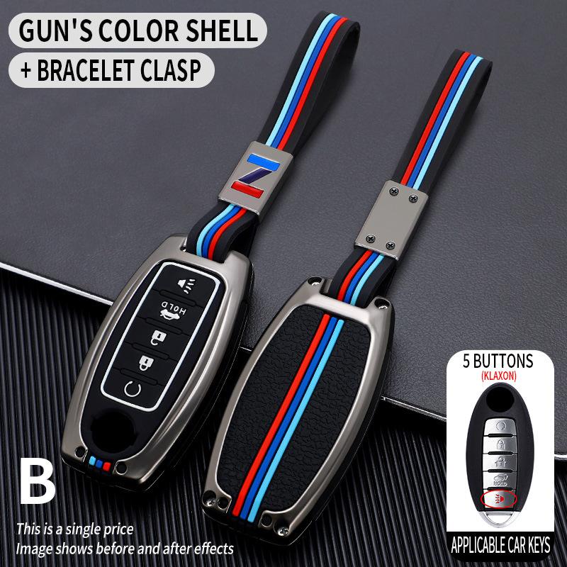 Applicable To The 14th Generation Xuanyi Key Set 2023 Teana Qashqai Qijun Jinke Tuda Car Case Buckle