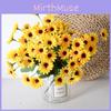 Single And Multihead Sunflower Artificial Flowers For Event Decor And Photography Studio Props