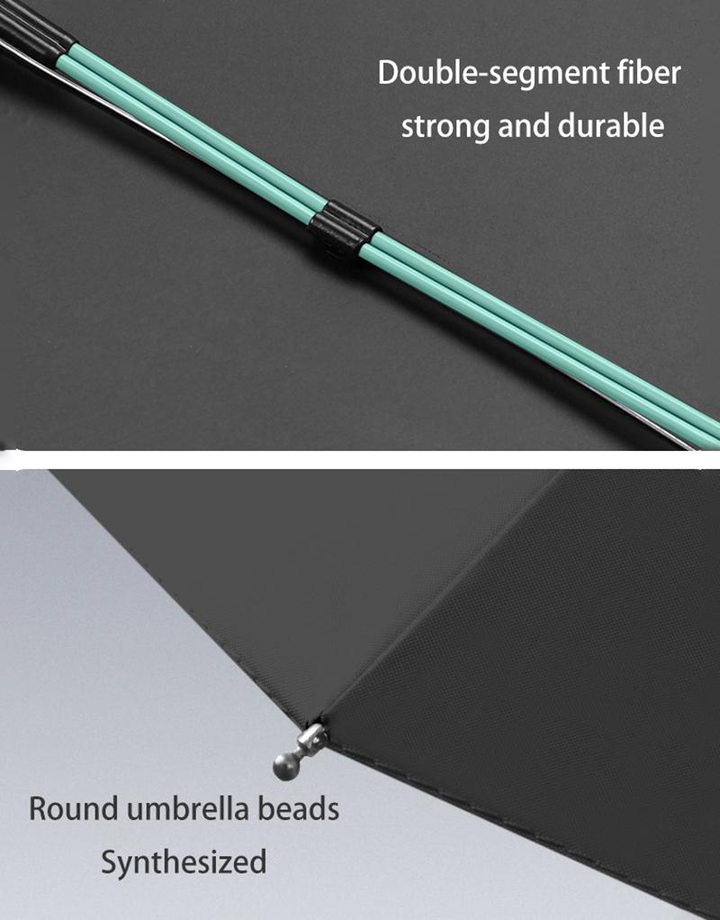Fully Automatic Buckle Sun Umbrella for Sunny and Rainy Days Foldable and Convenient Rainproof Sun-Proof and UV-Proof Parasol