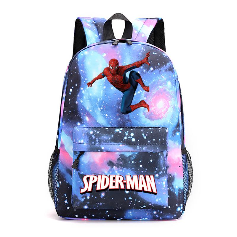 Zaino Marvel Spider-Man Zaino per Studenti Zaino per Adolescenti Cartone Animato Zaino Scolastico per Bambini