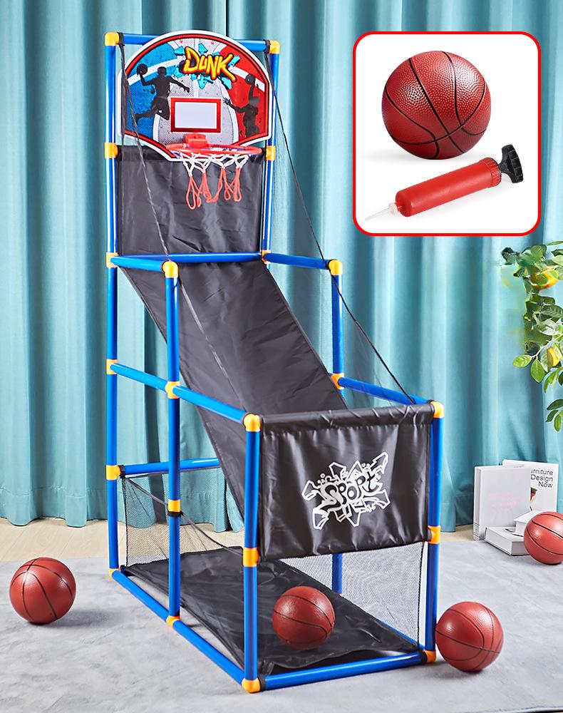

Аркадный баскетбольный игровой набор с 4 мячами и кольцом для детей, старая спортивная игра в баскетбол на открытом воздухе в помещении, игрушки, подарки для малышей
