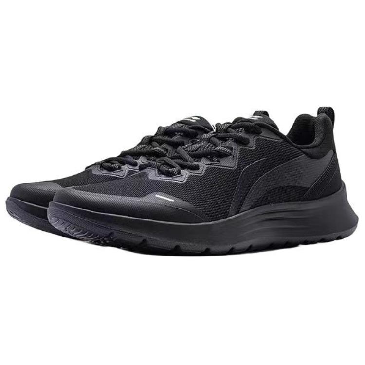 New LiNing Anti-Slip Wear-Resistant Low-Top Casual Running Shoes Women's Black ARSU114-1