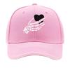 Metal Skeleton Hand Heart Wall Decor Hip Hop Hat Fashion Outdoor Sports Sandwich Baseball Cap