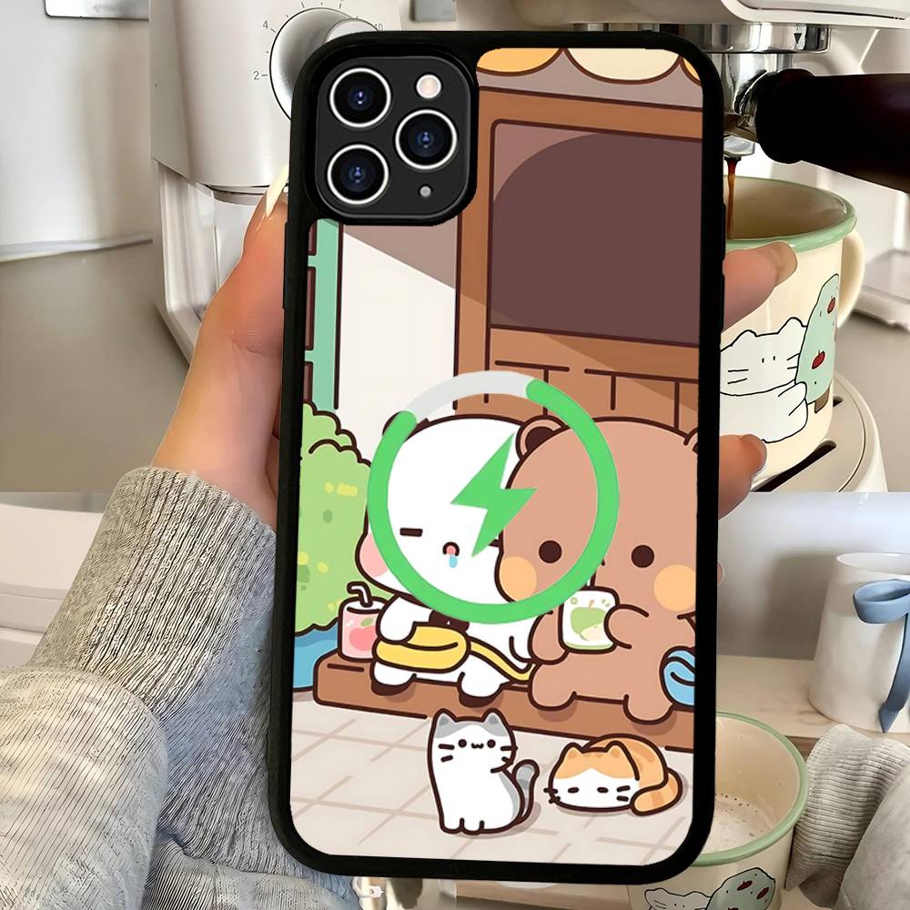 Cute BUBU DUDU Phone Case For IPhone 17 Air 16 15 14 13 12 11 Pro Max Plus For Magsafe Wireless Charge Cover