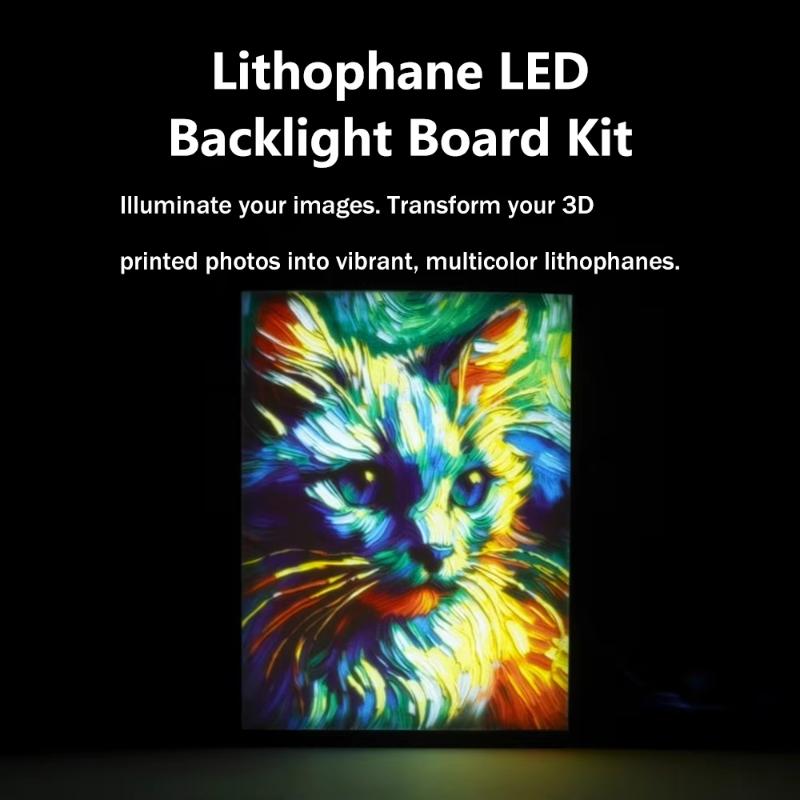 1 Set 3D Print Pos Po Frame Back Light Plate 1.75Mm Pla Lithophane Cmyk Plafilament 3D Fdm Printer Filament