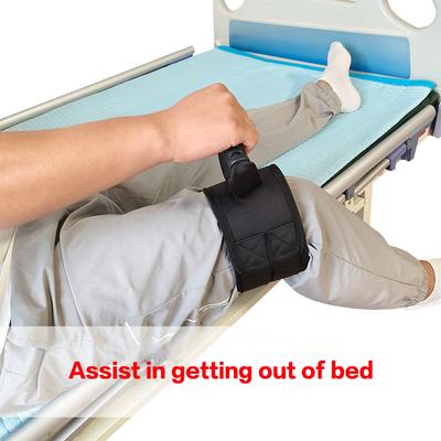 Verstellbarer Rehabilitationsgürtel Patiententransfer-Hebegurt Abnehmbares Beinfixierband für Senioren Geh-Steh-Hilfe