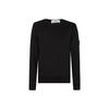 Crew Neck Pullover Sweatshirt Men Sweatshirt Black 711562720-V0029