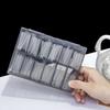 12 Grids Transparent Empty Nail Foils Plastic Storage Box False Nail Art Box Case Organizer