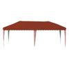 Pop Up Party Tent 575 X 290 X 245 Cm Terracotta