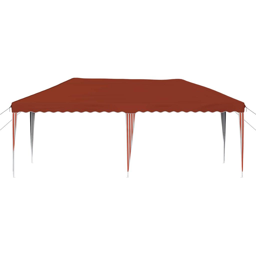 Pop Up Party Tent 575 X 290 X 245 Cm Terracotta