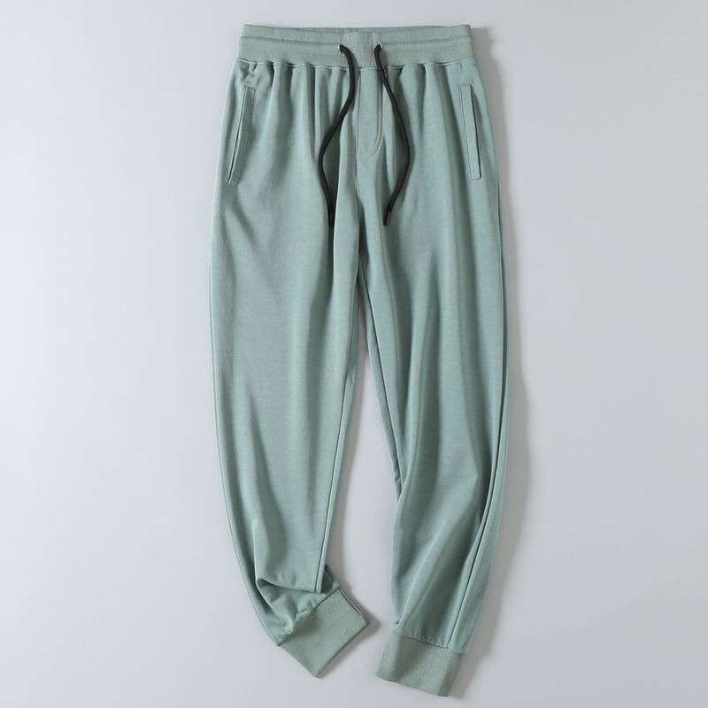 Export Export Tail Goods Japanese Style Simple All-Matching Elastic Waistband Terry Cotton Athleisure Ankle-Tied Sweatpants Men's Fashionable Trousers