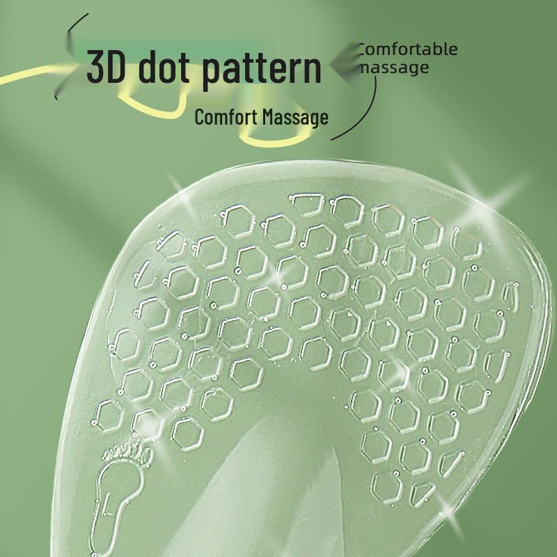 GEL Women's Shock-Absorbing Non-slip Sandals with Transparent Arch Support Insole