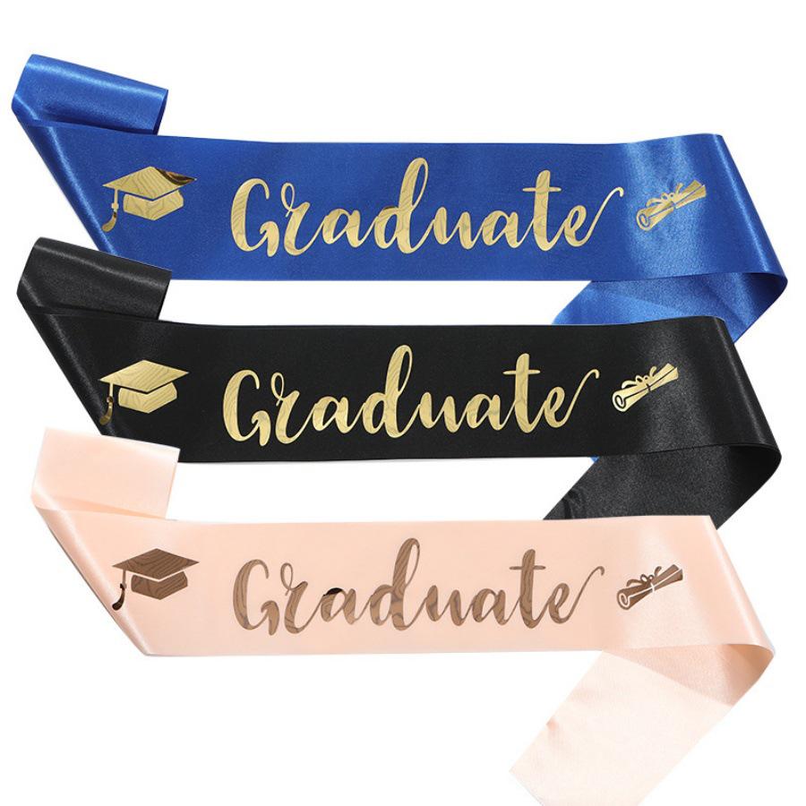 European & American Fashion Graduation Sash with Shoulder Straps