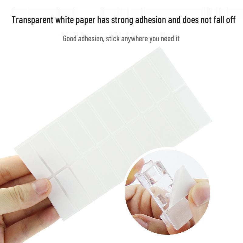 Self-Adhesive Cable Organizer: Nail-Free Acrylic Storage Buckle for Network and Power Cables
