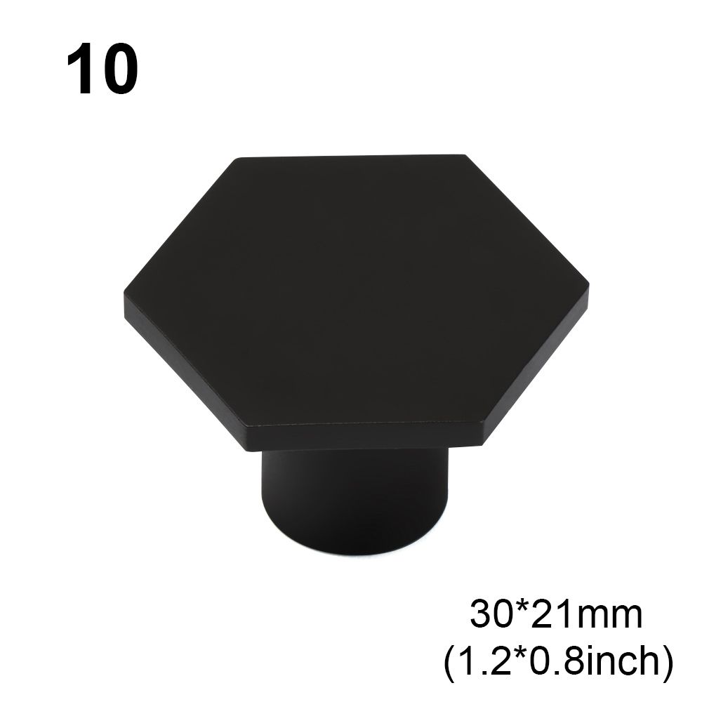 Safety Antique European Style Hexagon Single Hole Furniture Knobs Wardrobe Pulls Door Handles