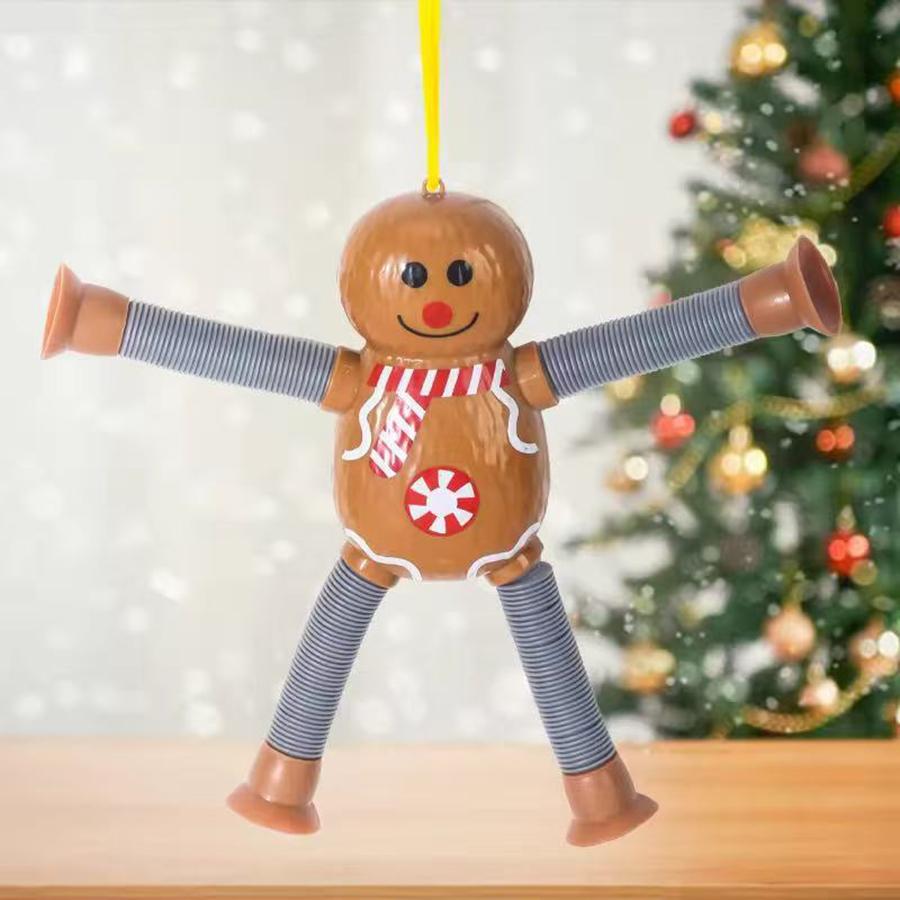 First-Class 1/4Pcs First-Class Christmas High-Standard Extendable High-Standard Santa First-Class Claus First-Class Snowman First-Class Pendants Other