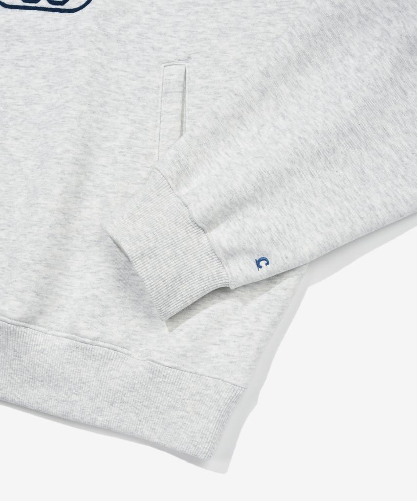 Arch Logo Hoodie Heather Grey