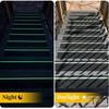4pcs Glow-in-the-Dark Non-Slip Grip Tape, High Friction 15.24x60.96cm Strips, Waterproof & Anti-Skid for Outdoor Steps, Basement Stairs