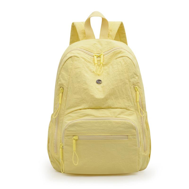 Schoolbag spring simple new casual backpack sports travel backpack large capacity nylon college bag