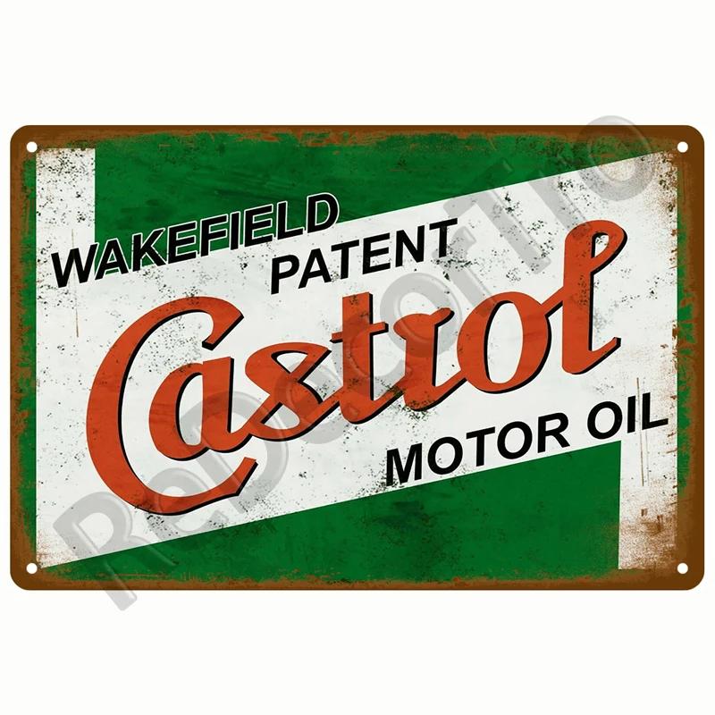 Retro Motor Oil Gas Tire Závodní plechová cedule Plakát Železné pláty Plechová cedule Garáž Bar Hospoda Klub Muž Jeskyně Dekor domova Nástěnná dekorace Umění