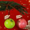 Shatterproof Foam Fruit Festival Tree Decorations Realistic Snake Fruit Christmas Tree Hanging Ornament For Bag Charm