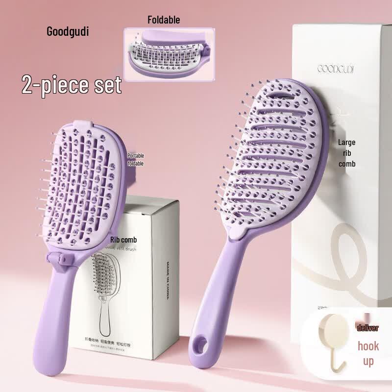 LIEI Gudi Self-Cleaning Anti-Static Hair Brush
